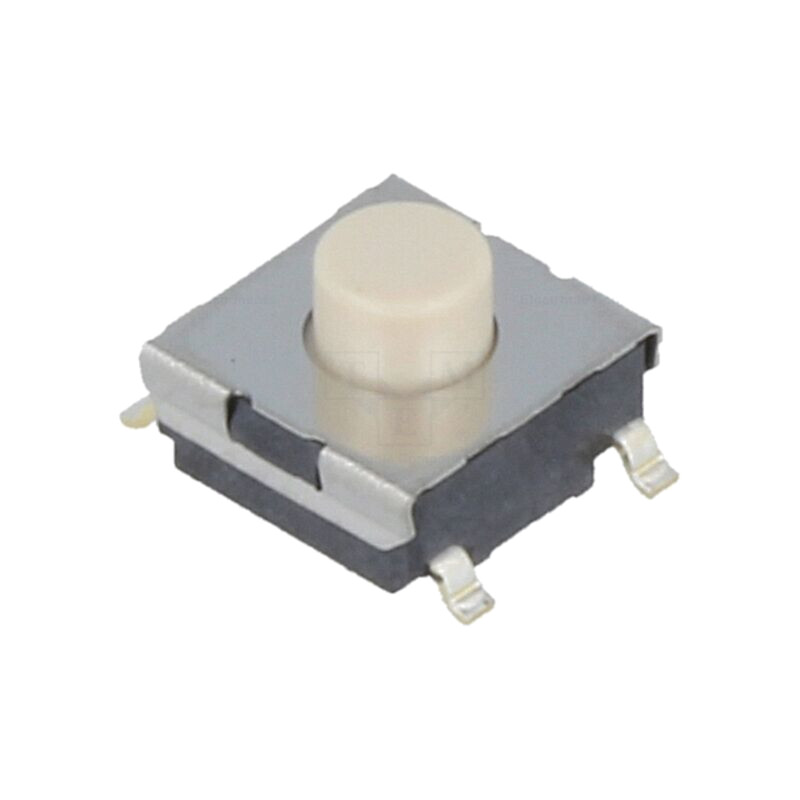 Microîntrerupător TACT; SPST-NO; Poz: 2; 0,05A/24VDC; SMT; fără Microîntrerupător TACT; SPST-NO; Poz: 2; 0,05A/24VDC; SMT; fără