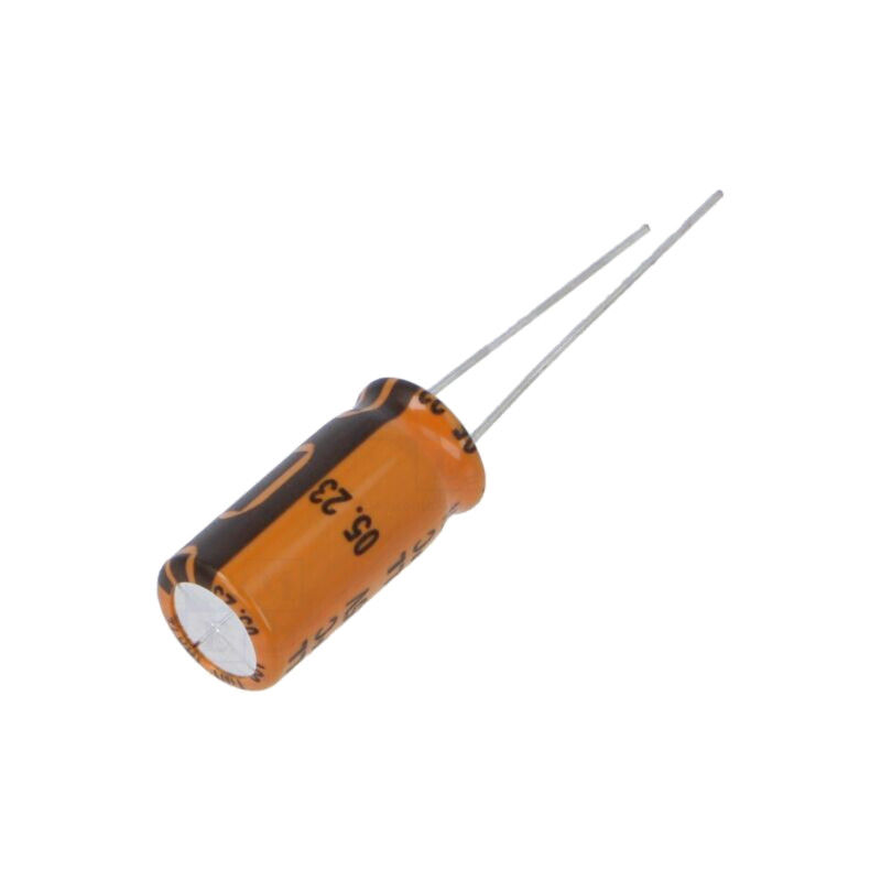 Condensator: electrolitic; THT; 470uF; 35VDC; Ø10x20mm; Raster: 5mm
