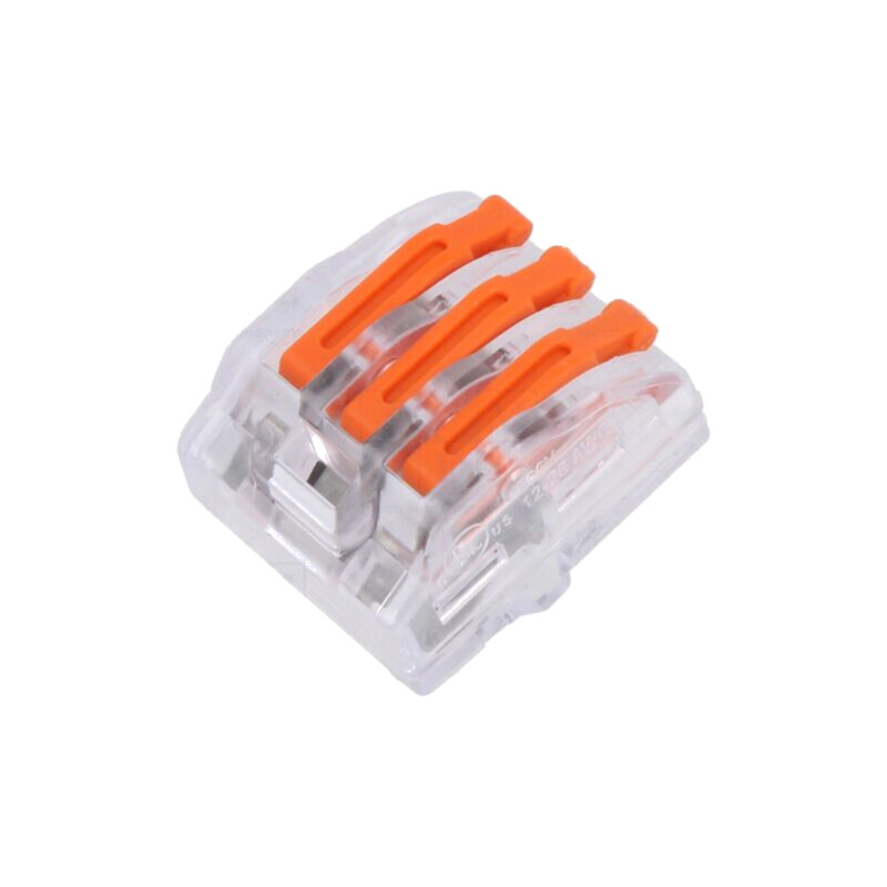 Cu eliberare rapidă; bornă cu arc; 0,5÷4mm2; 450V; 32A; pe cablu