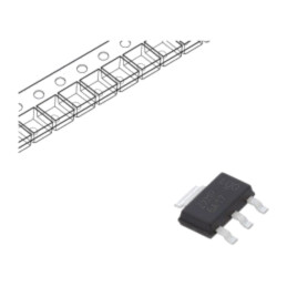 Tranzistor: P-MOSFET; unipolar; -60V; -3A; Idm: -13,7A; 2W; SOT223
