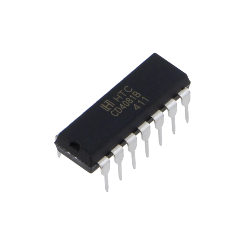 IC: digital; AND; Ch: 4; IN: 2; THT; DIP14; 3÷18VDC; -55÷125°C; CD4000 IC: digital; AND; Ch: 4; IN: 2; THT; DIP14; 3÷18VDC; -55÷125°C; CD4000