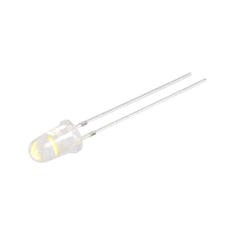 LED; 5mm; alb cald; 15°; Parte frontală: convex; 2,9÷3,4VDC; 357mW LED; 5mm; alb cald; 15°; Parte frontală: convex; 2,9÷3,4VDC; 357mW