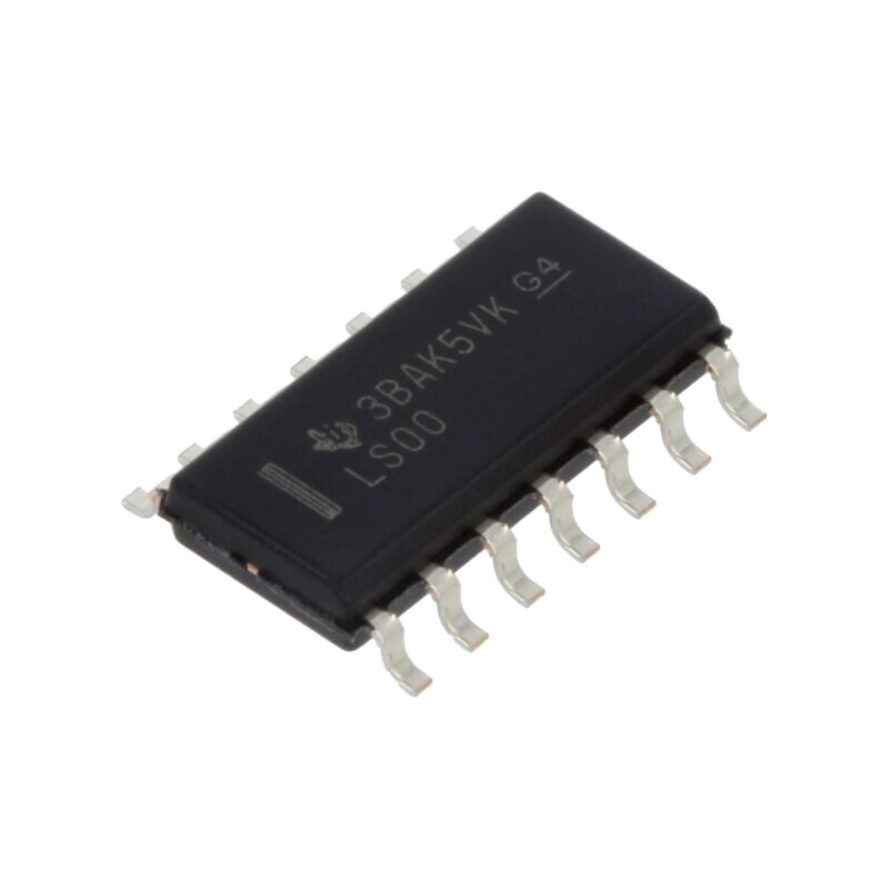 IC: digital; NAND; Ch: 4; IN: 2; SMD; SO14; 74LS IC: digital; NAND; Ch: 4; IN: 2; SMD; SO14; 74LS