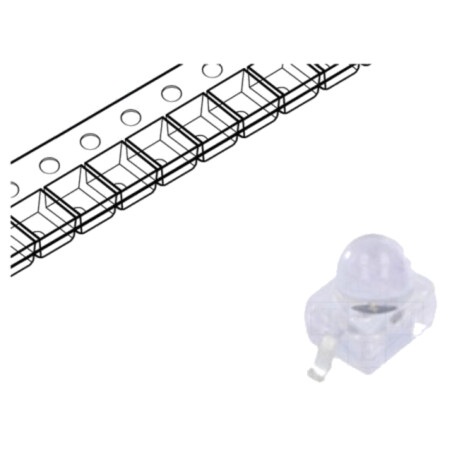 Emiţător IR; 890nm; transparent; 35mW; 17°; 1,3÷1,5VDC; SMD; 100mA