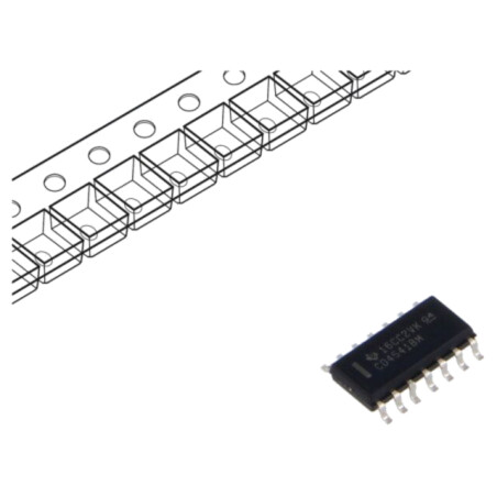 IC: digital; temporizator programabil; CMOS; SMD; SO14; CD4000
