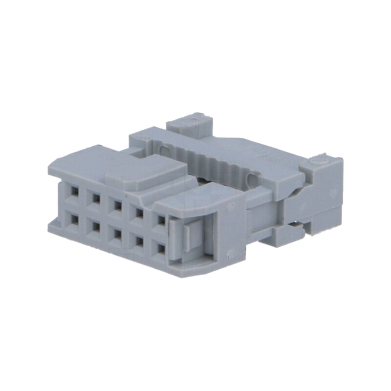 Conector: IDC; mufă; mamă; PIN: 10; cu presare a cablului; IDC; gri Conector: IDC; mufă; mamă; PIN: 10; cu presare a cablului; IDC; gri