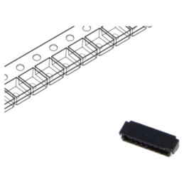 Conector: cablu-placă; DF52; SMT; PIN: 8; soclu; pentru PCB; tată