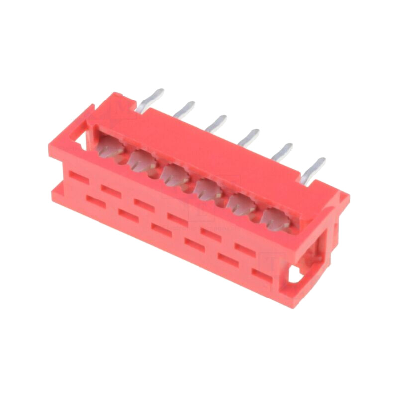 Cablu-placă; adaptor; PIN: 12; IDC,THT; pentru PCB,pt.cablu-bandă