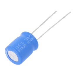 Condensator: electrolitic; THT; 100uF; 50VDC; Ø10x12,5mm; ±20%