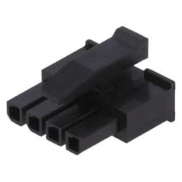 Conector: cablu-cablu; mufă; mamă; Micro MATE-N-LOK; 3mm; PIN: 4