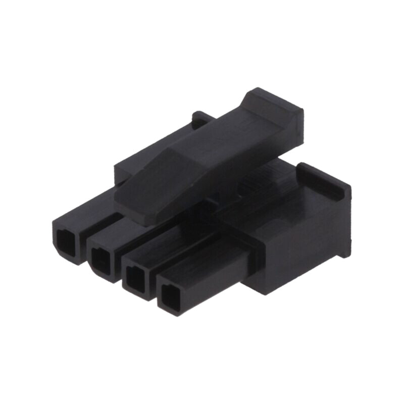 Conector: cablu-cablu; mufă; mamă; Micro MATE-N-LOK; 3mm; PIN: 4 Conector: cablu-cablu; mufă; mamă; Micro MATE-N-LOK; 3mm; PIN: 4