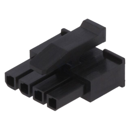 Conector: cablu-cablu; mufă; mamă; Micro MATE-N-LOK; 3mm; PIN: 4