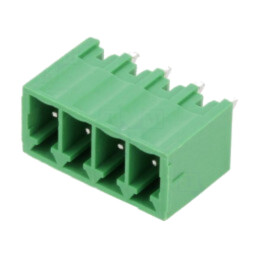 Regletă de conexiuni deconectabilă; 3,5mm; piste: 4; drept; soclu
