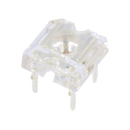 LED Super Flux; 7,62x7,62mm; roşie; 14400÷18000mcd; 40°; 70mA