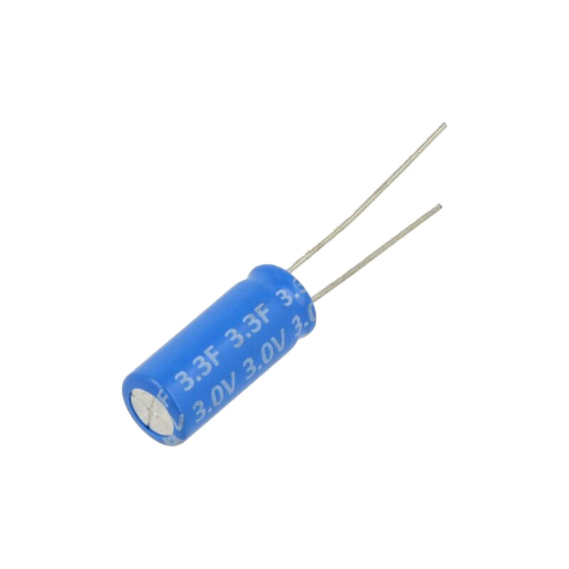 Supercondensator; THT; 3,3F; 3VDC; Ø8x20mm