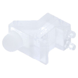 Tub pentru LED-uri; Ø3mm; Parte frontală: convex; Y: 2,5mm