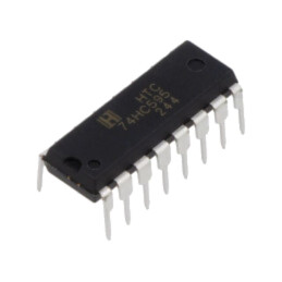 IC: digital; THT; DIP16; 2÷6VDC; HC; -55÷125°C; OUT: cu 3 stări