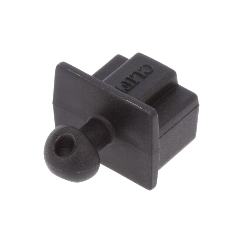 Capac de protecţie; neagră; Utilizare: socluri RJ45