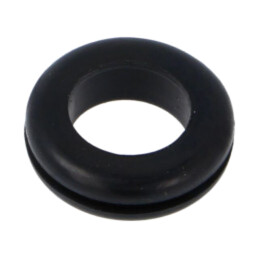 Manşon; Øorif.mont: 22mm; Øorif: 16mm; neagră; Gros.panou: max.2mm