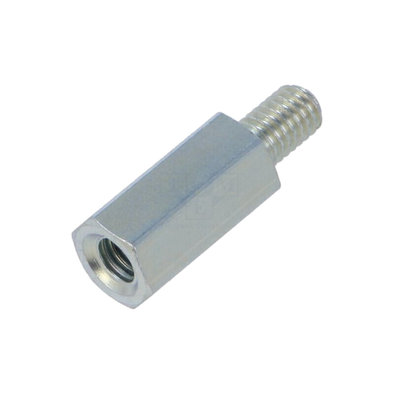 Piuliţă-distanţieră filetată; 20mm; Filet int: M6; Filet ext: M6 Piuliţă-distanţieră filetată; 20mm; Filet int: M6; Filet ext: M6