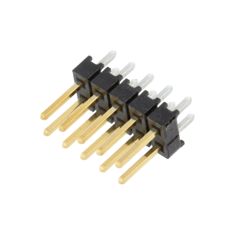 Conector: şiruri pini; şir pini; tată; PIN: 10; drept; 2,54mm; THT