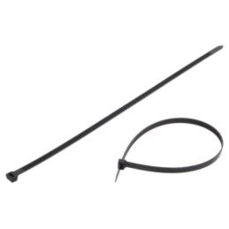 Colier de strângere; L: 580mm; W: 12,5mm; neagră; poliamidă; 1112N