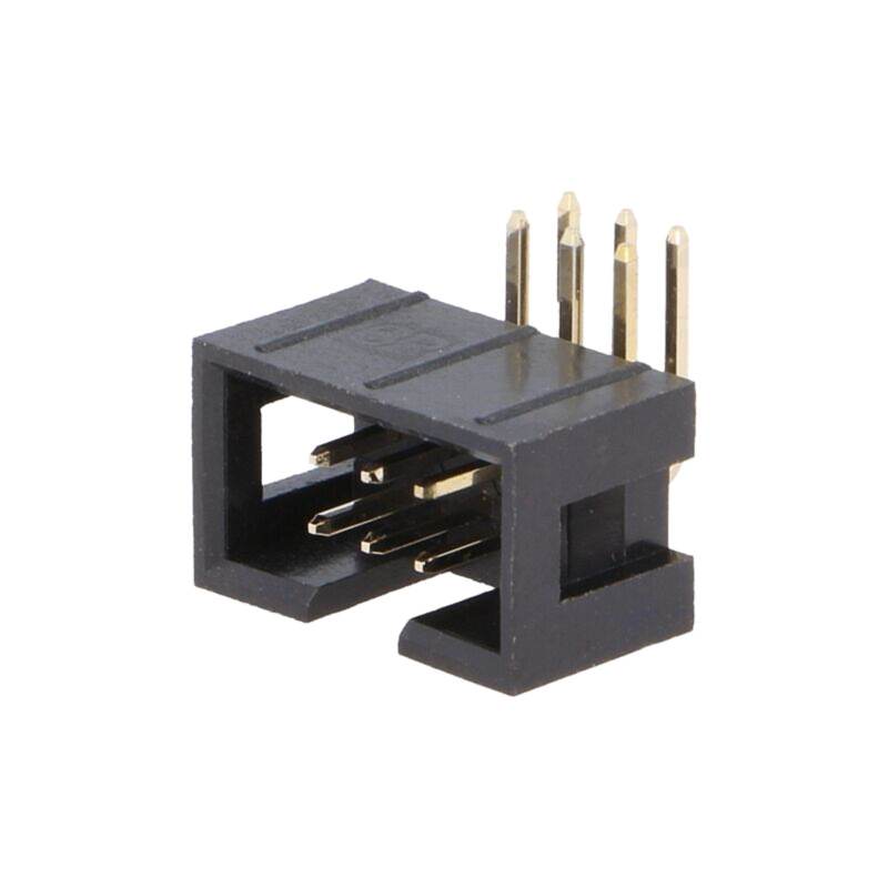 Conector: IDC; soclu; tată; PIN: 6; în unghi 90°; THT; aurit; 2,54mm Conector: IDC; soclu; tată; PIN: 6; în unghi 90°; THT; aurit; 2,54mm