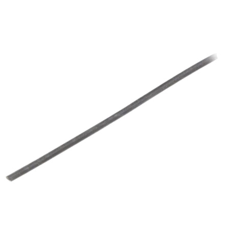 Manşon electroizolant; silicon; neagră; Øint: 0,8mm