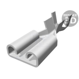 Terminal: plat; 6,3mm; 0,8mm; mamă; 1÷2,5mm2; crimpat; pe cablu
