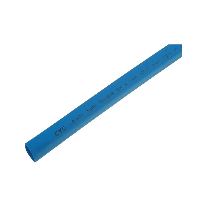 Manşon termocontractabil; fără adeziv; 2: 1; 9,5mm; L: 1m; albastră