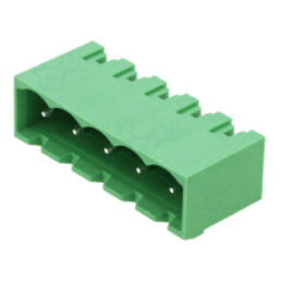 Regletă de conexiuni deconectabilă; 5,08mm; piste: 5; drept; tată
