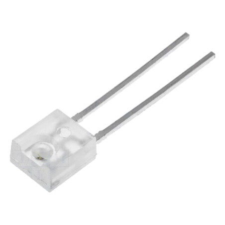 Emiţător IR; transparent; 7,5mW; 50°; 1,5VDC; λp max: 940nm; THT