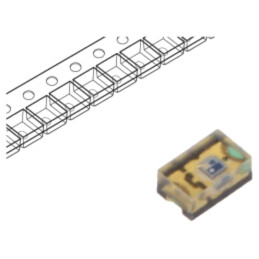 Fototranzistor; 0805; λp max: 850nm; 20V; 60°; Lentilă: transparent