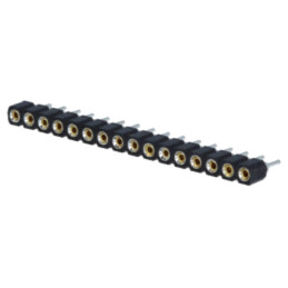 Conector: şiruri pini; soclu; mamă; PIN: 16; contacte întoarse