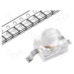 LED; SMD; Gull wing; verde; 280÷600mcd; 2,21x2,92x2,21mm; 20°; 20mA