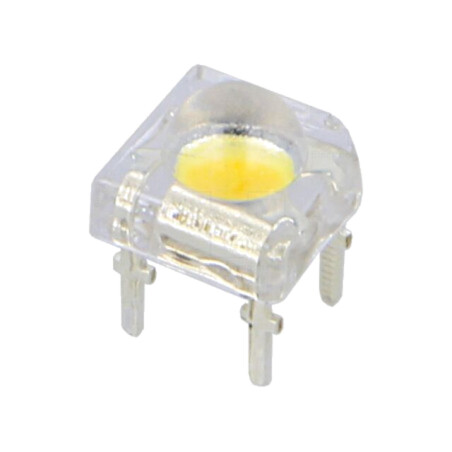 LED Super Flux; 7,62x7,62mm; alb cald; 14400÷18000mcd; 24÷27lm