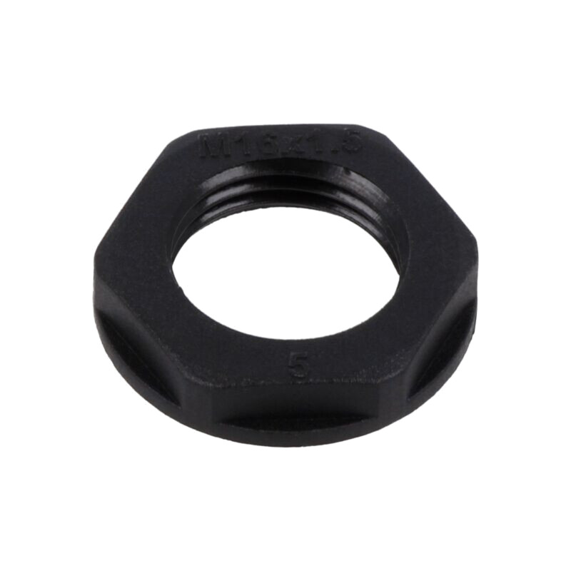 Piuliţă; NPT1"; poliamidă; 31mm; neagră; Filet: în ţoli,NPT Piuliţă; NPT1"; poliamidă; 31mm; neagră; Filet: în ţoli,NPT