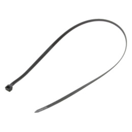 Colier de strângere; L: 810mm; W: 9mm; neagră; poliamidă; 800N