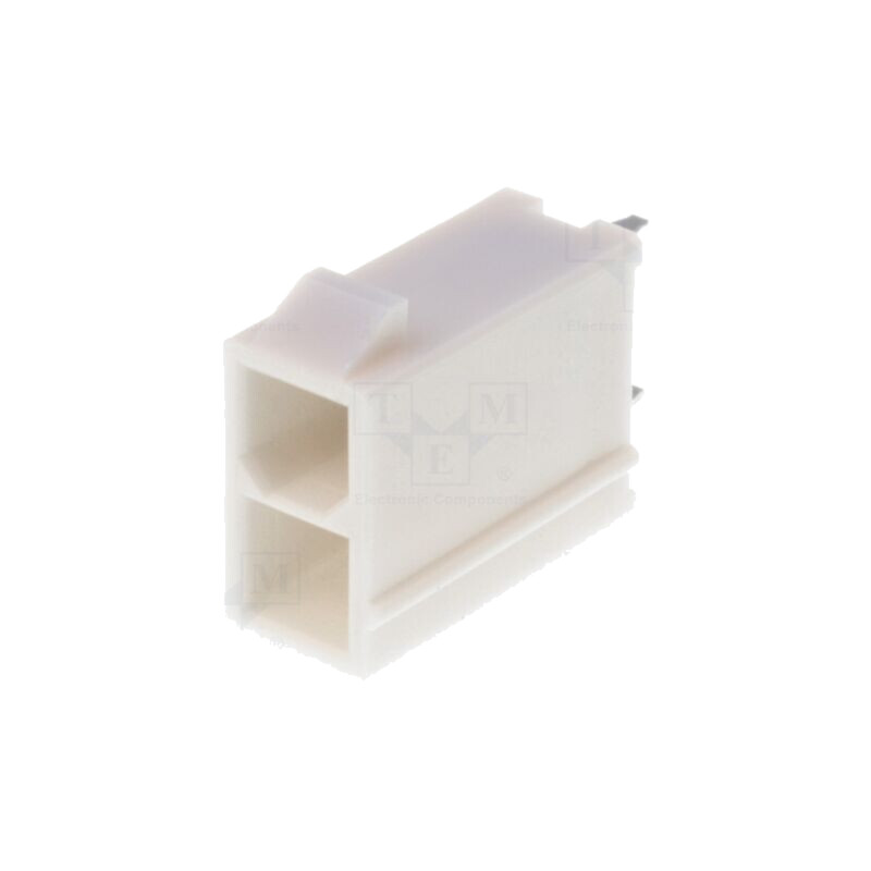 Conector: cablu-placă; soclu; tată; Mini-Fit Jr; 4,2mm; PIN: 2; THT Conector: cablu-placă; soclu; tată; Mini-Fit Jr; 4,2mm; PIN: 2; THT