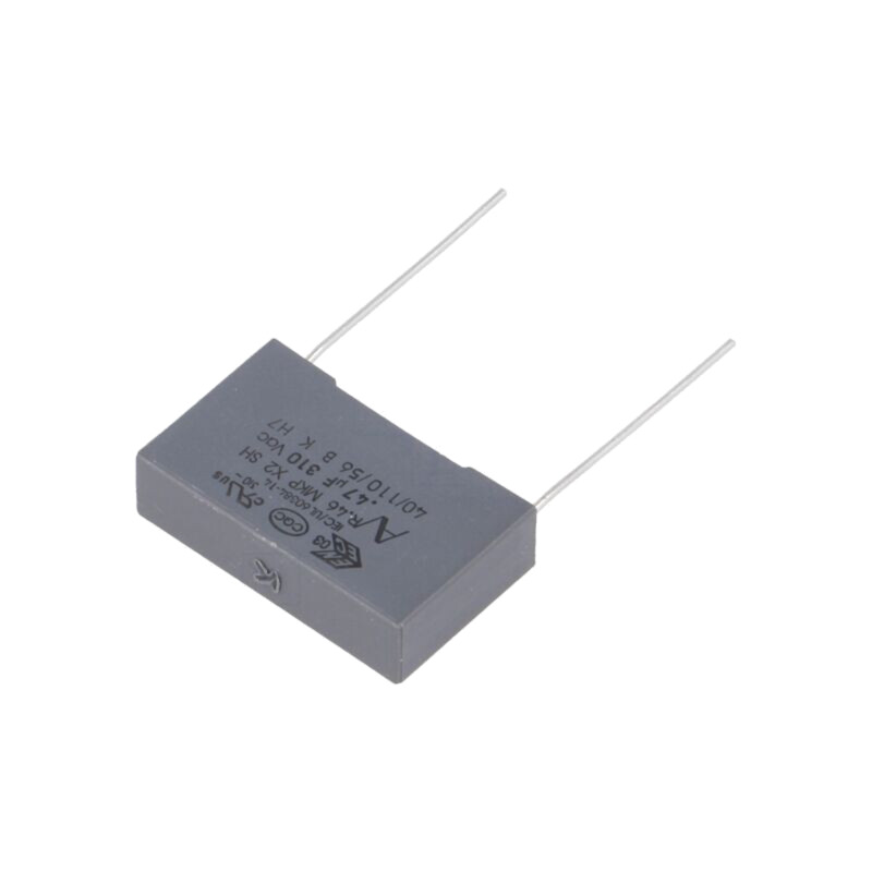 Condensator: cu polipropilenă; X2; R46 310V; 470nF; 26,5x7x16mm