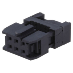 Conector: IDC; mufă; mamă; PIN: 6; cu presare a cablului; IDC