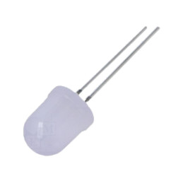 LED; 10mm; galben/verde; 30°; Parte frontală: convex; Nr.term: 2