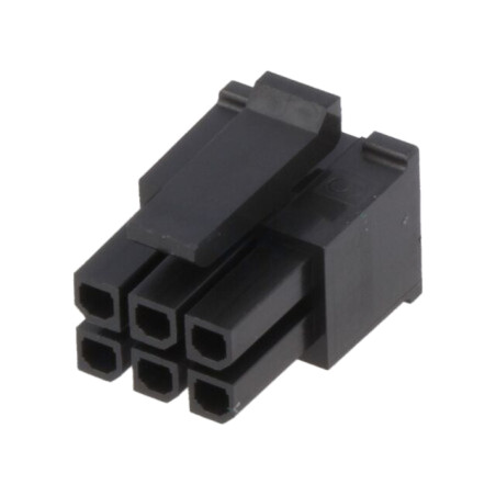 Conector: cablu-placă; mufă; mamă; Micro-Fit 3.0; 3mm; PIN: 6