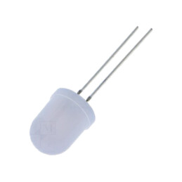 LED; 10mm; roşu/albastru; 30°; Parte frontală: convex; Nr.term: 2