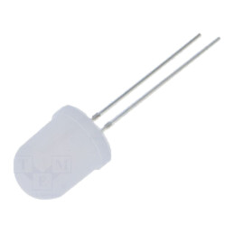 LED; 10mm; galben/albastru; 30°; Parte frontală: convex; Nr.term: 2