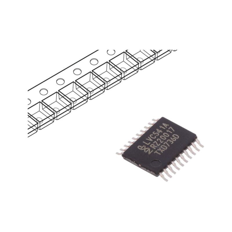 IC: digital; buffer,non-inversor,declanșator linie; Ch: 8; SMD