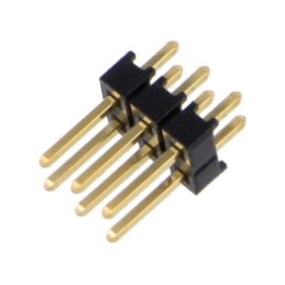Conector: şiruri pini; şir pini; tată; PIN: 6; drept; 2,54mm; THT