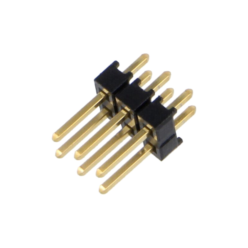 Conector: şiruri pini; şir pini; tată; PIN: 6; drept; 2,54mm; THT Conector: şiruri pini; şir pini; tată; PIN: 6; drept; 2,54mm; THT