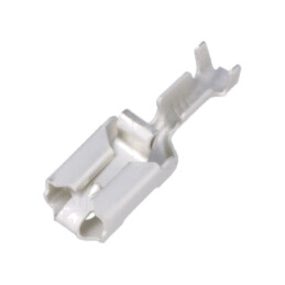 Terminal: plat; 6,3mm; 0,8mm; mamă; 0,5÷1,5mm2; crimpat; pe cablu