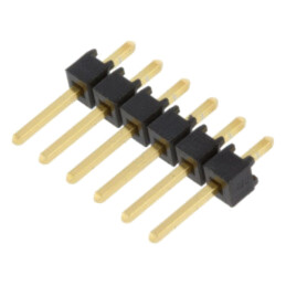 Conector: şiruri pini; şir pini; tată; PIN: 6; drept; 2,54mm; THT